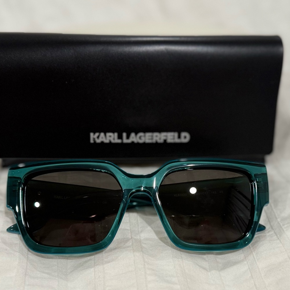Karl Lagerfeld Teal Sunglasses